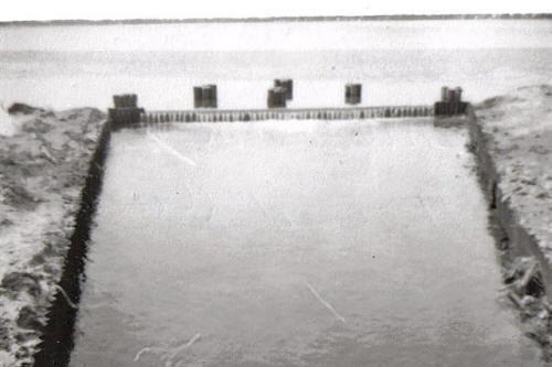 Old Duck Lake Dam 1956